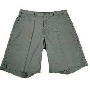 Nike Golf Dri-Fit Chino Shorts Mens 36 Gray Pockets Performance Standard Fit